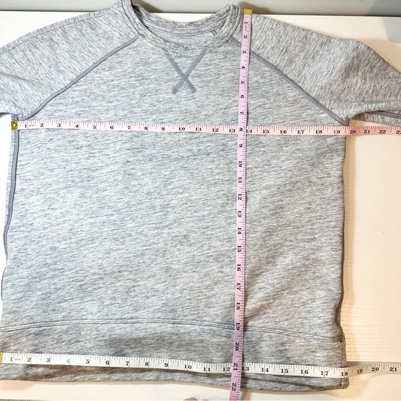 Lululemon Just Pleat It Crew, Heathered Speckled True Navy - Picture 13 of 16